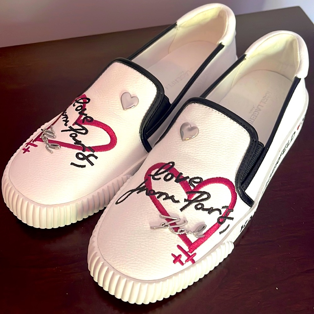 Karl lagerfeld slip on sneakers